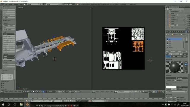 [FS17] Tuto création de texture, UV-unwrap et AO sous Blender смотреть онлайн