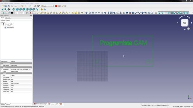 FreeCAD Export Do DXF
