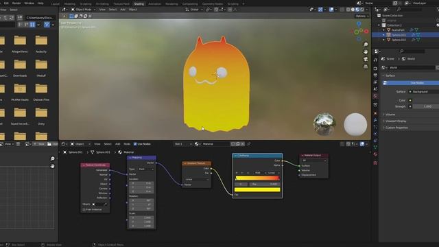 Blender Tutorial: How to make a ghost cat смотреть онлайн