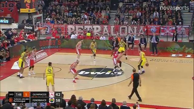 Ολυμπιακός - Φενέρμπαχτσε: 87-96