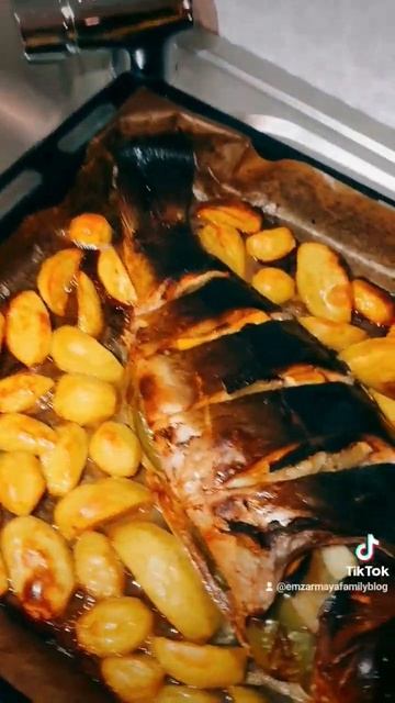 Карп в Духовке с Картошкой