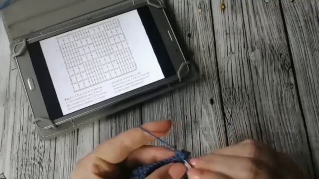 Узор"Филейные квадраты" смотреть онлайн