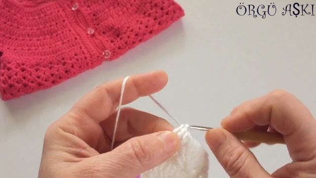 Tığ işi Yuvarlak Robalı Bebek Yeleği // Kolay Bebek Yeleği (1 Yaş ) смотреть онлайн