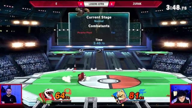 VS Weekly 12/5/19 - Losers Qtrs - E (Piranha Plant) vs Zurak (Fox) - SSBU смотреть онлайн