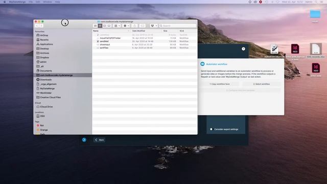 MyDataMerge use Automator workflow to generate or modify content before a merge process смотреть онлайн