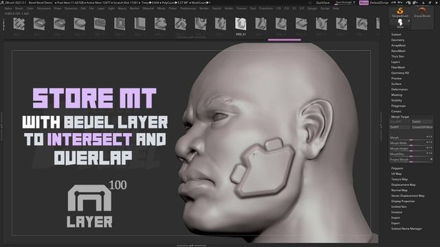 ZBrush Bevel Bevel Brushes