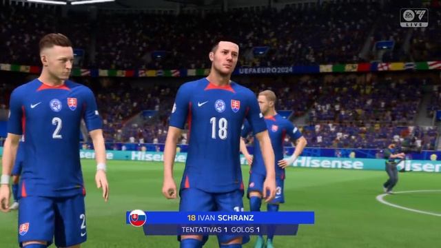EA SPORTS FC 24 - Slovakia vs Ukraine - UEFA EURO 2024 Gameplay смотреть онлайн