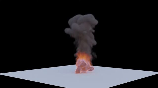 Blender 3D - Flame simulation смотреть онлайн