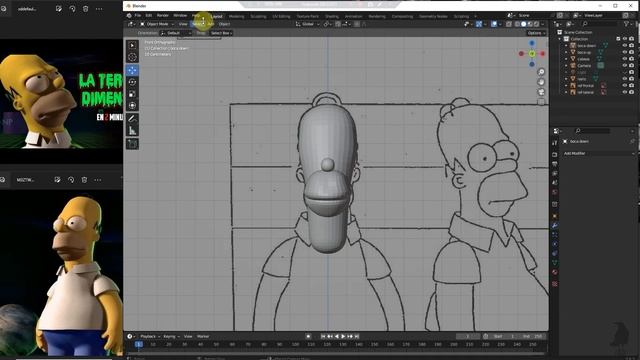 Parte 1- Homero chino (homelo chino) blender blocking смотреть онлайн
