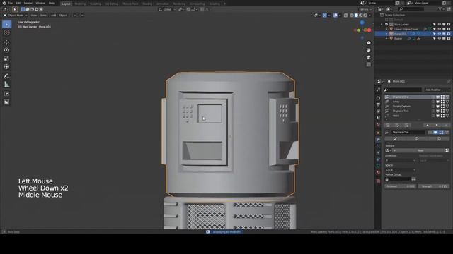 Create a Mars-Lander Animation in Blender 2.8 - Part 4 - Creating the Mid Part смотреть онлайн