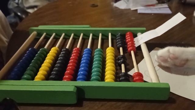 Вычитание на счетах, начало. смотреть онлайн