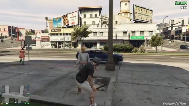 Grand Theft Auto V online machete смотреть онлайн