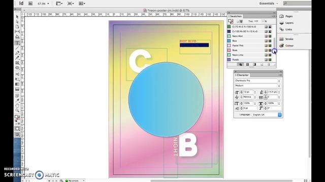 InDesign Poster Tutorial - Step 4 смотреть онлайн