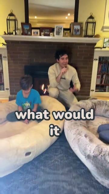 What will esteemed comfort critics think of the Plufl human dog bed?? 🧐 #humandogbed #dogbed #inte смотреть онлайн