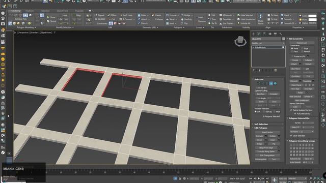 select similar topology or polygons in 3Ds Max/ Modify Selection/ loop selection смотреть онлайн