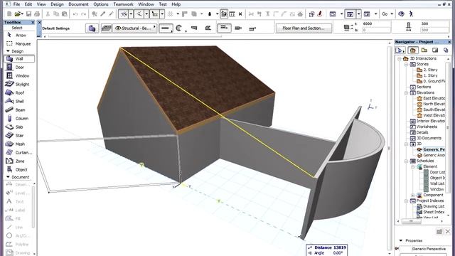 3D interactions in ARCHICAD - Create guideline segments in 3D смотреть онлайн
