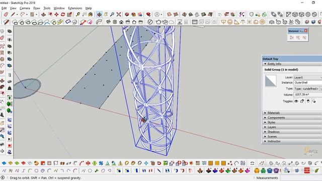 SketchUp Tutorial: Voronoi Skyscraper смотреть онлайн