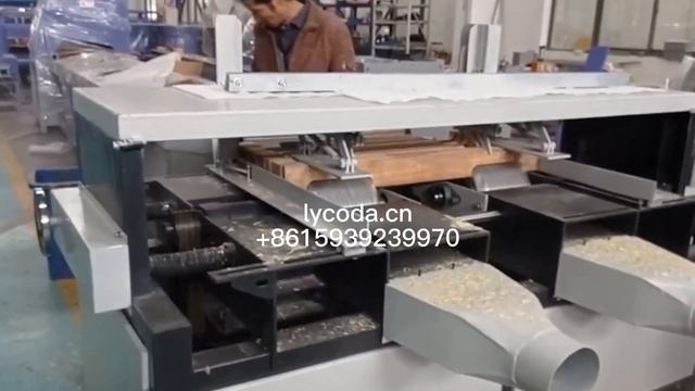 wood pallet groove machine double head смотреть онлайн