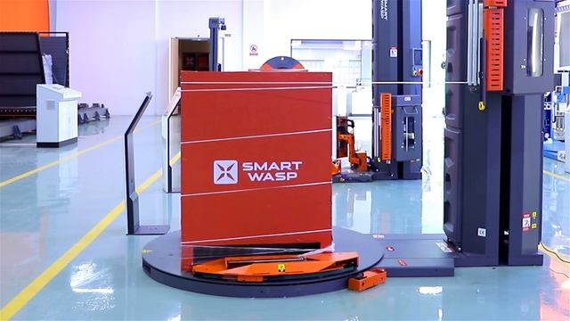 NEW X100 Fully Automatic Pallet Wrapping Machine with Electric Roping System смотреть онлайн