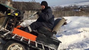 Самодельный гусеничный вездеход из оки