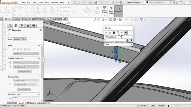 Solidworks Tutorial - Forklift Part 17: How to Make Body смотреть онлайн