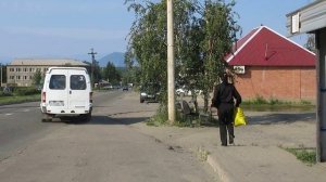 Выезд из г. Северобайкальска  сторону с. Байкальского