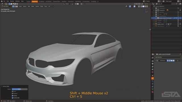 Blender 2.9 Car Modeling BMW M4 Tutorial (part 23) смотреть онлайн