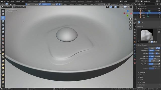 How to Create Egg in pan in blender 2.82 смотреть онлайн