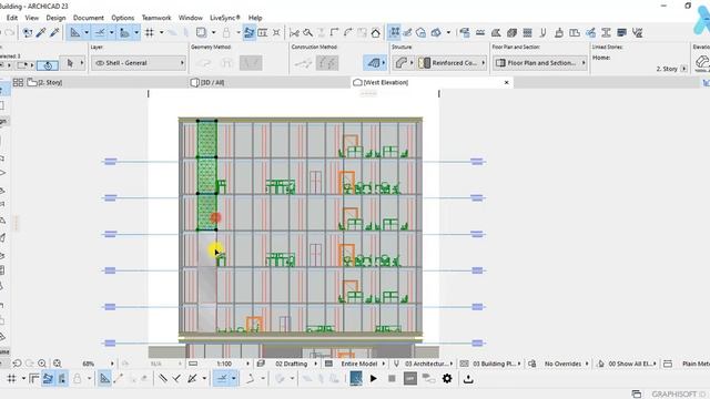 Futuristic Pattern Fasade Design Using ArchicCAD 23 смотреть онлайн