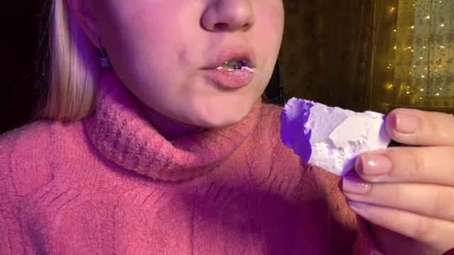 ASMR | ХРУСТЯЩИЙ ШЁПОТ | CHALK PUDRA #asmr #мел #хруст #хрустмела #drychalk #wetchalk
