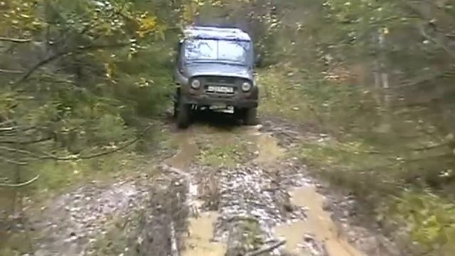 На УАЗе по грязи смотреть онлайн