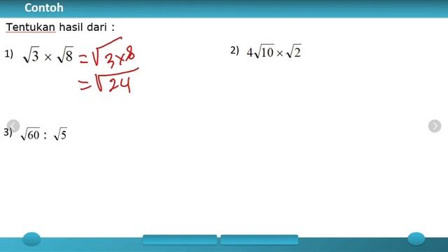 BENTUK AKAR-1 #materi-05 Video Ke-6 PERPANGKATAN DAN BENTUK AKAR MATEMATIKA-IX SMP