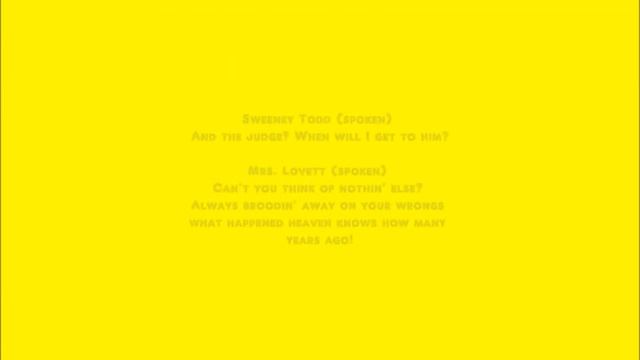 Sweeney Todd Wait Lyrics смотреть онлайн