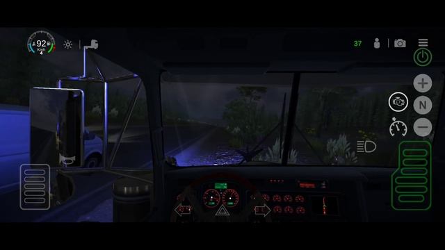 Везу брёвна, на новом, амерекосе 8х4 в Universal Truck Simulator... смотреть онлайн