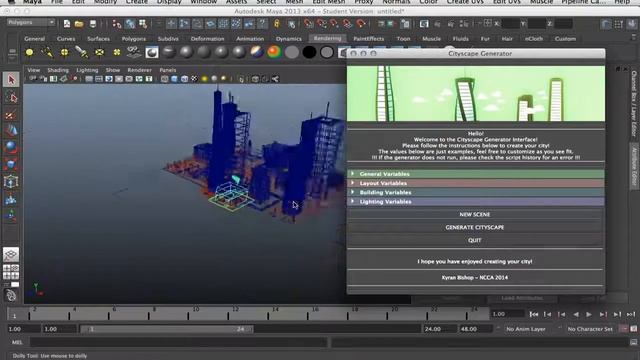 Cityscape Generator смотреть онлайн