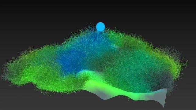 BLENDER / Dynamic Paint X Particles X Hair