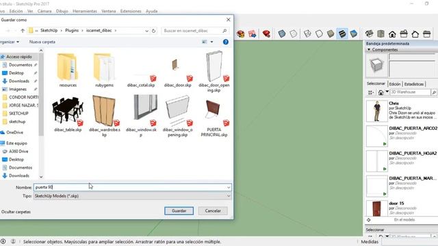 CREAR COMPONENTES PARA PLUGIN DIBAC (PUERTAS Y VENTANAS) смотреть онлайн