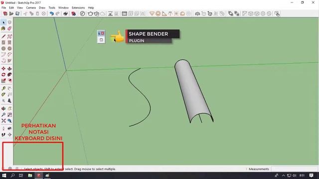Sketchup Shape Bender Plugin | Sketchup Tutorial | 3DVisualGarchitecture смотреть онлайн