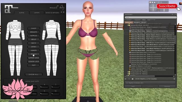 Tutorial Cuerpo Maitreya Lara Bento / SecondLife - ESPAÑOL смотреть онлайн