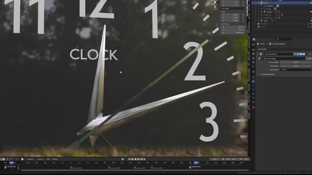 Procedural Clock in blender 3.0 смотреть онлайн
