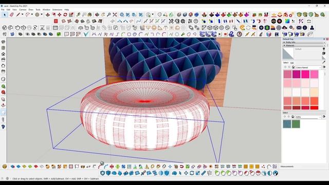 SketchUp Tutorial  | How To Create CARDBOARD FURNITURE In SketchUp | #2