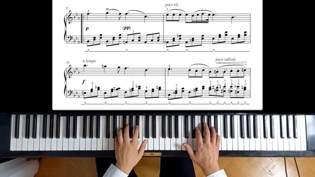 Chopin: Nocturne Op. 9 no. 2 - Easy Arrangement (Intermediate) смотреть онлайн