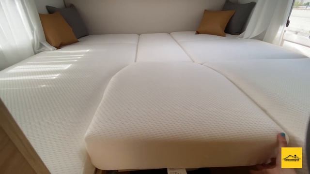 Nueva CORAL XL de ADRIA ✅ Rediseñada al estilo NEW GENERATION 🔆 Coral XL 660 SL ⭐ Camas gemelas ⭐ смотреть онлайн