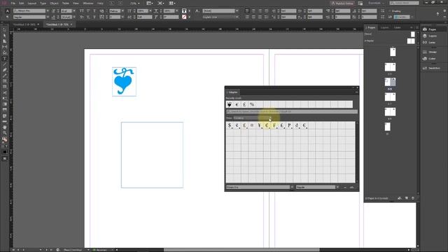 Adobe InDesign CC Aula 18 Símbolos especiais смотреть онлайн