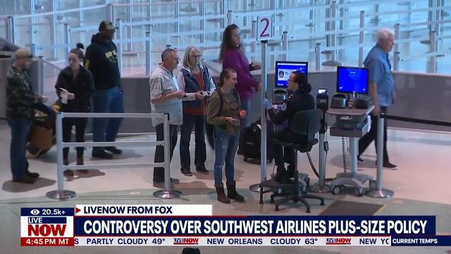 Southwest Airlines Plus-size Passenger Policy Sparks Debate  | LiveNOW From FOX