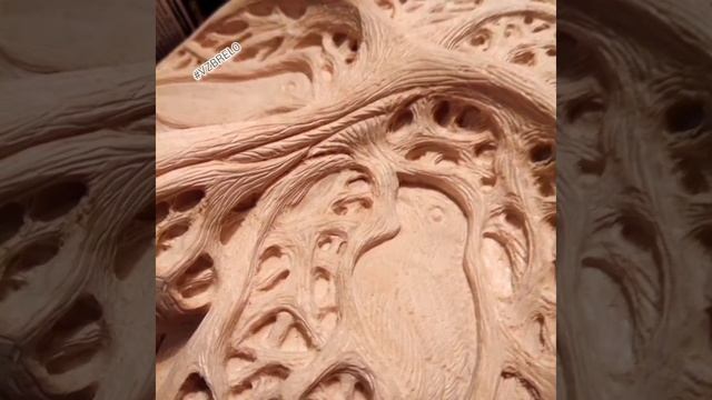 Этапы резьбы авторского панно "Лесной Дух 2.0" от VZBRELO смотреть онлайн