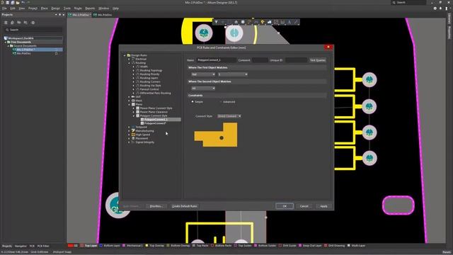 Altium Designer [Design Rules Polygon Connect Style]_2 смотреть онлайн