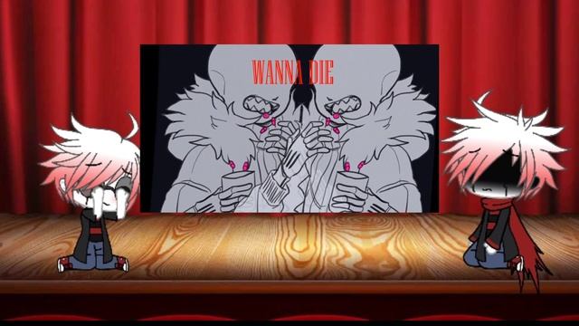 Fell papyrus and fell sans react to miss wanna die fell sans смотреть онлайн
