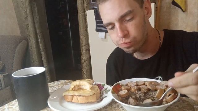 Mukbang🍔Бутерброды🥪Сосиски🌭С Гречкой🤙Мукбанг не Асмр💫 смотреть онлайн