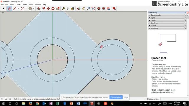 SketchUp - Clean Up With Delete And Erase